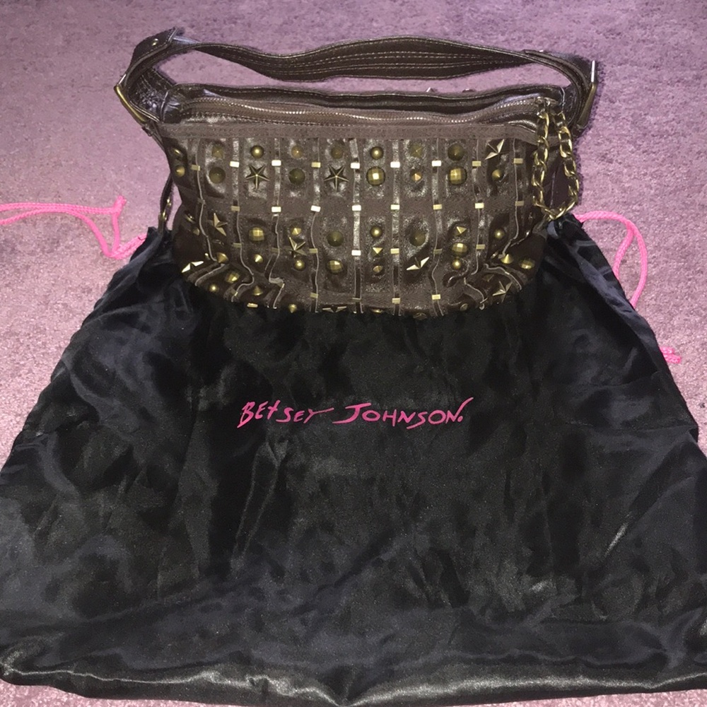 🎉HP🎉Betsy Johnson Studded Shoulder Bag